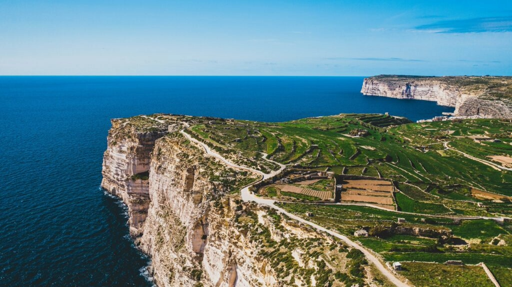 limestone cliffs Gozo